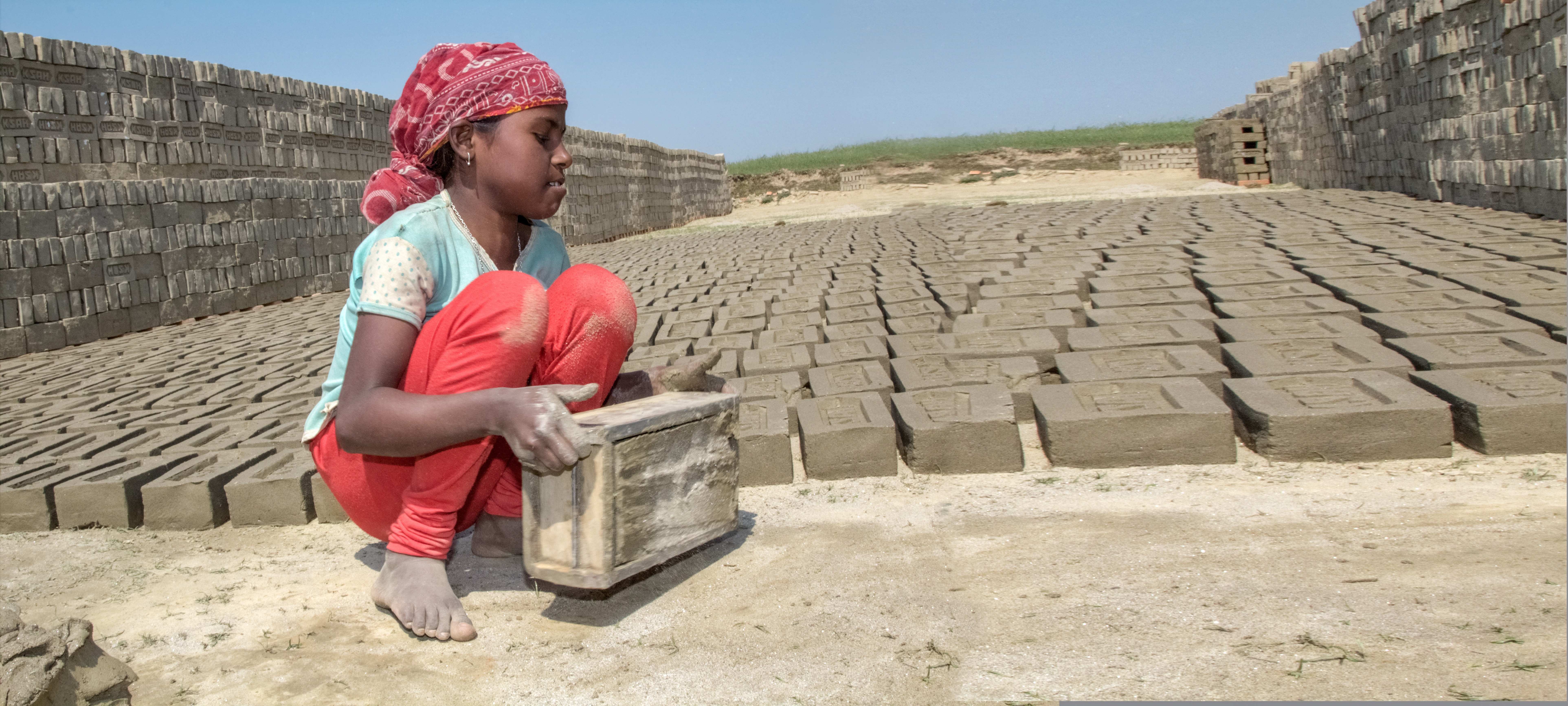 Kinderarbeiterin in Indien (Foto: Kindernothilfe)