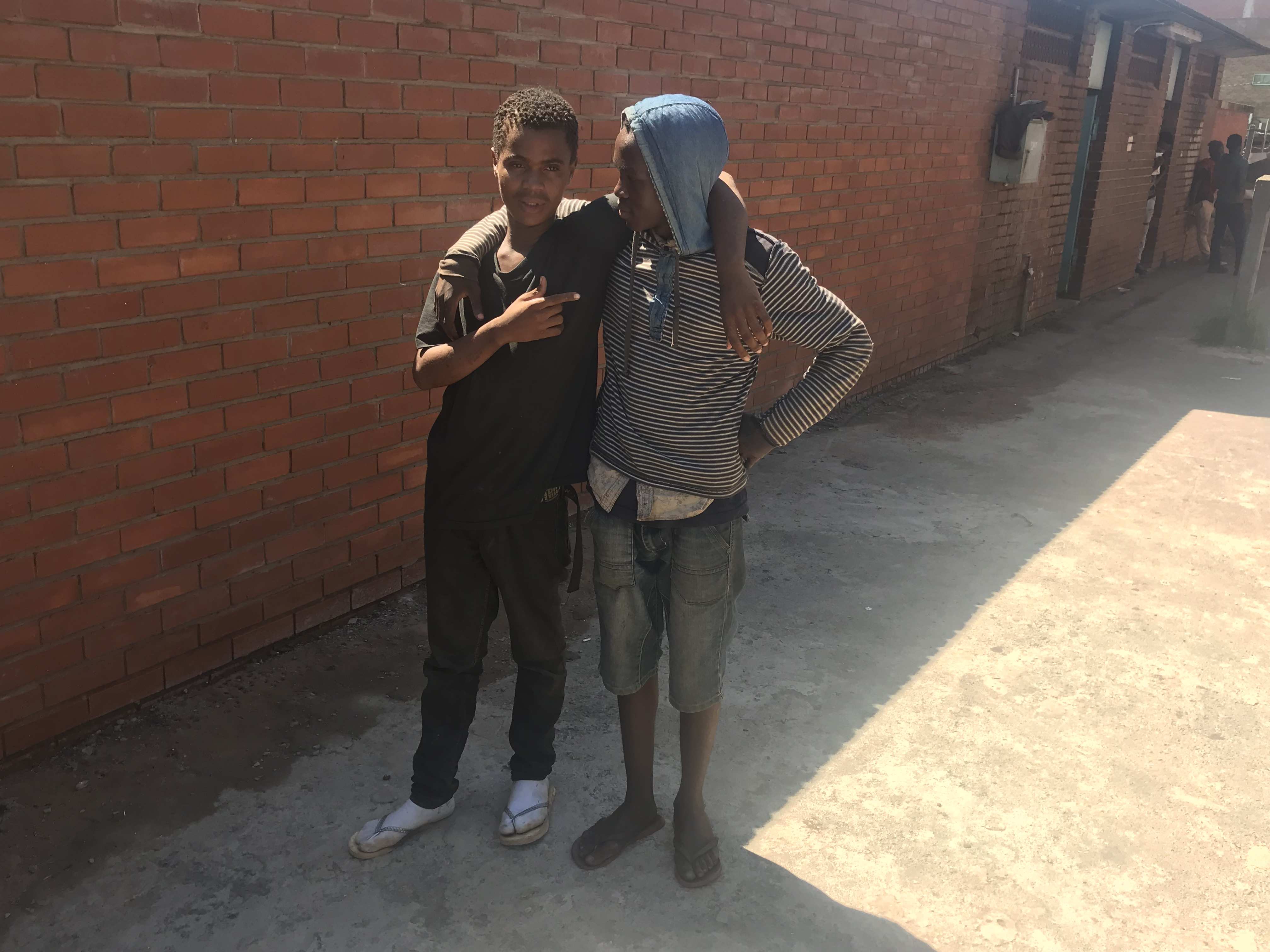 Straßenkinder in Südafrika