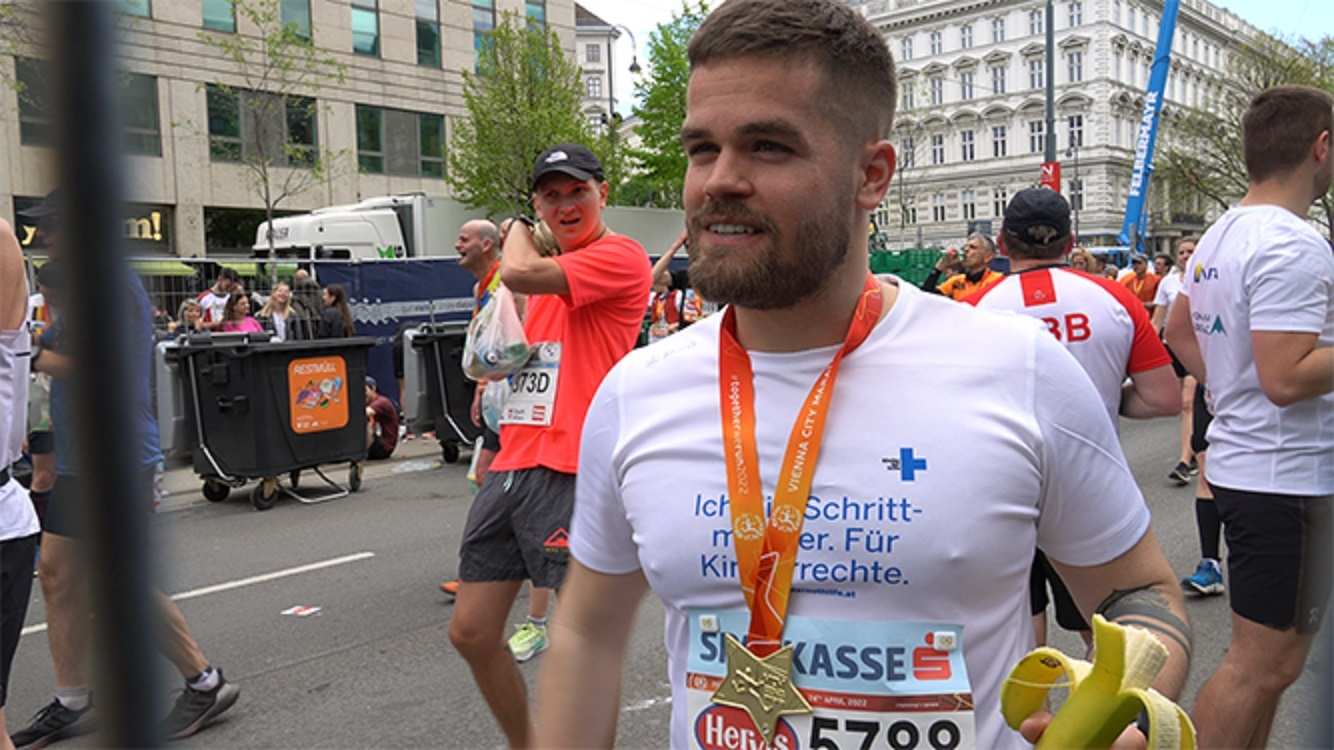 Kevin war Schrittmacher beim VCM 2022 (Foto: Kindernothilfe)