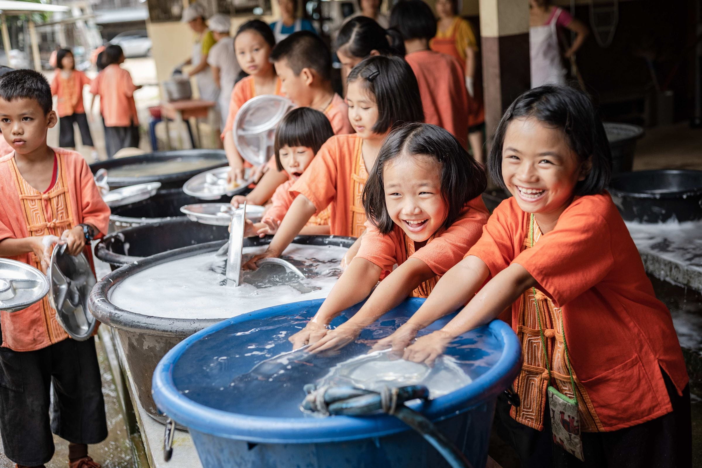 Waisenhauskinder in Thailand (Foto: Jakob Studnar)