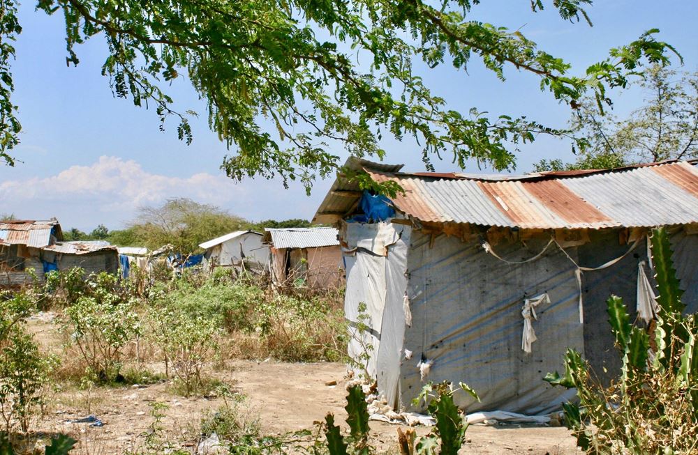 Notsiedlung in Haiti (Foto: Jürgen Schübelin)