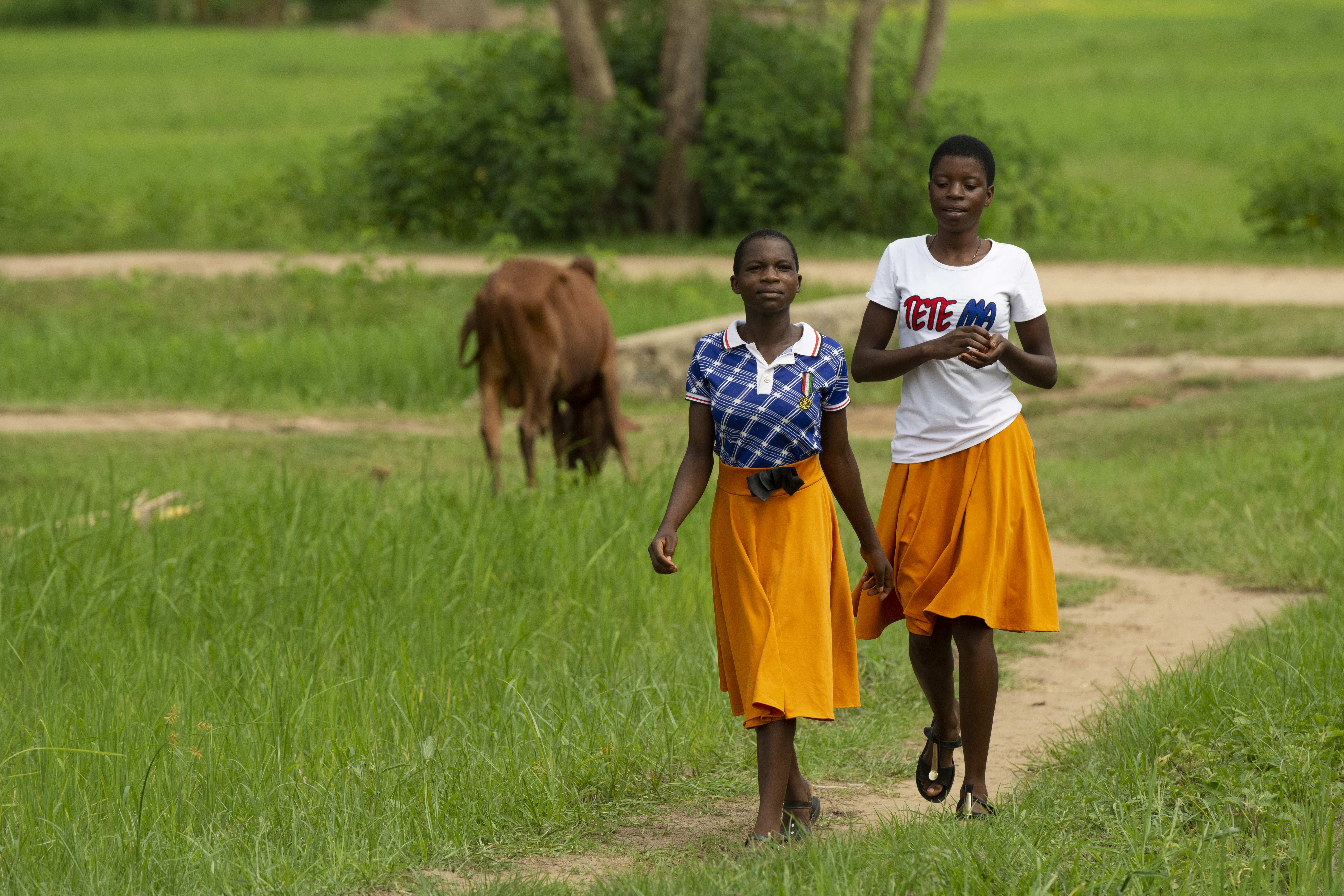 Justina (re.) ist Mitglied im Kinderrechtsrat (Quelle: Christian Nusch)