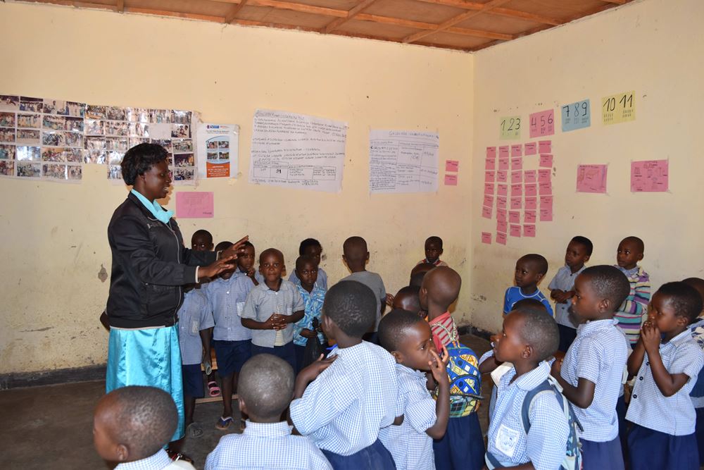 Vorschulklasse in Ruanda (Foto: Andreas Wagner)