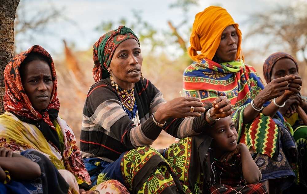 Frauen einer äthiopischen Selbsthilfegruppe (Quelle: Jakob Studnar)