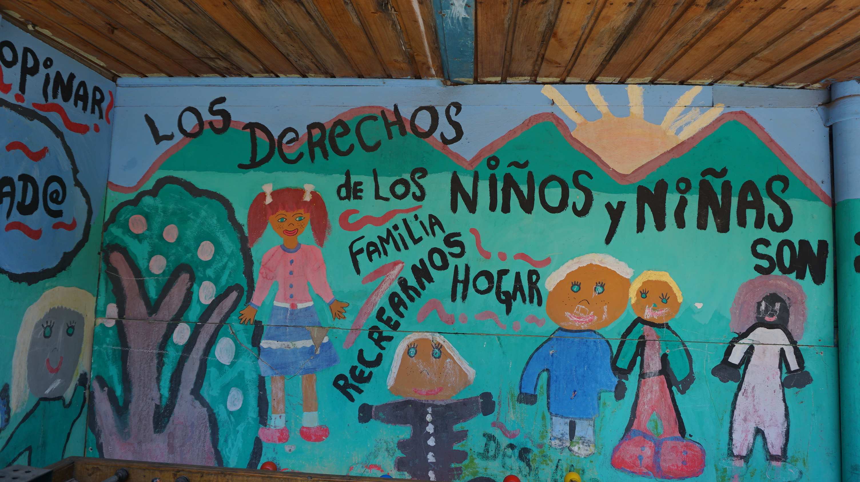 Wandbild zum Thema Kinderrechte (Foto: Jürgen Schübelin)