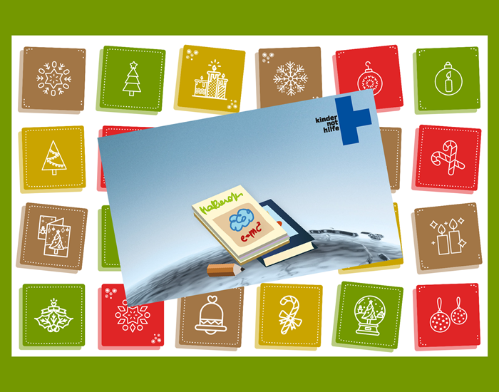 Schulmaterial aus dem Adventkalender des Kindernothilfe-Österreich-Spendenshop Schulmaterial aus dem Adventkalender des Kindernothilfe-Österreich-Spendenshop