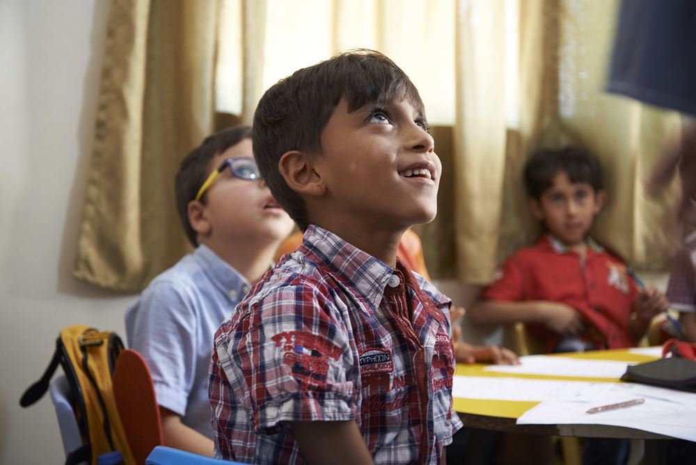 Schule für syrische Flüchtlingskinder im Libanon 2018 (Foto: Ulrich Gernhardt))