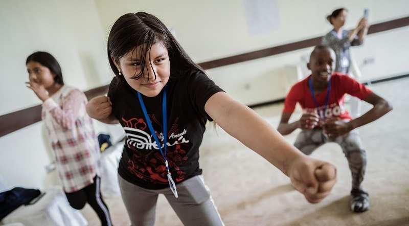 Pantomime-Workshop (Quelle: Jakob Studnar) Pantomime-Workshop (Quelle: Jakob Studnar)