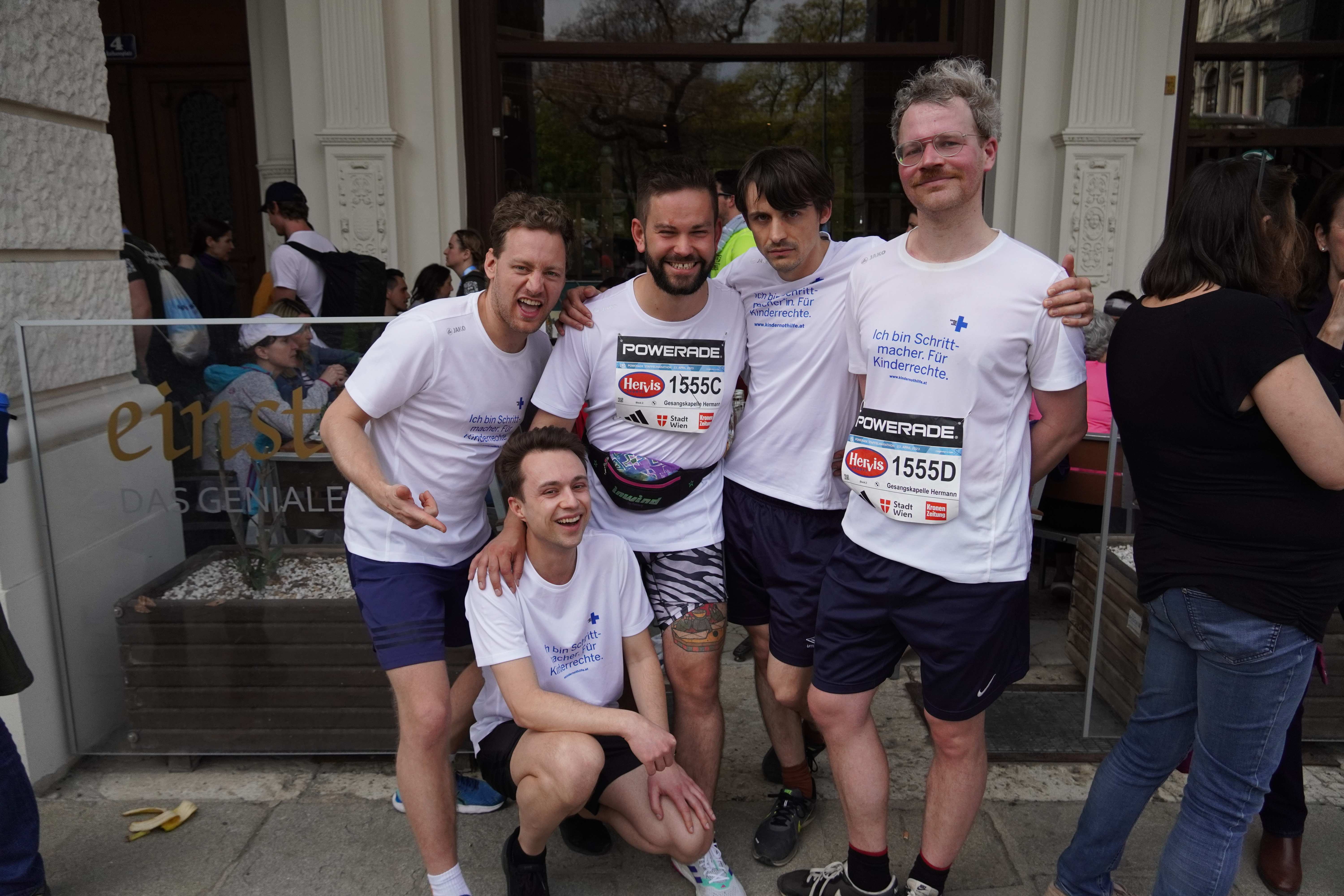 VCM 2023. Gesangskapelle Hermann waren Schrittmacher. Für Kinderrechte.