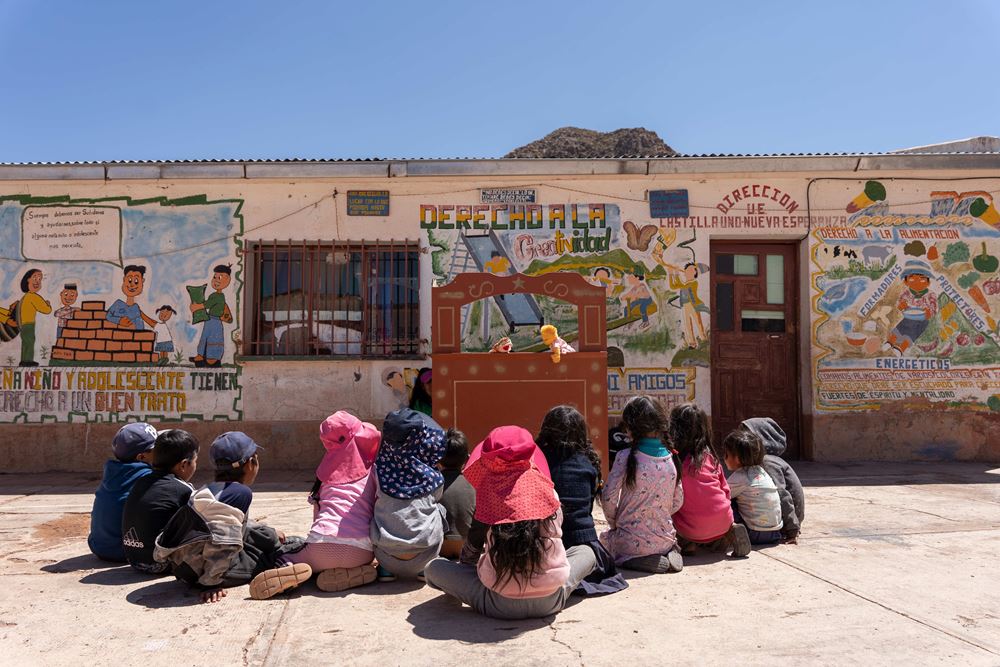 Umweltaufklärung per Puppentheater (Quelle: Christian Nusch) Umweltaufklärung per Puppentheater (Quelle: Christian Nusch)