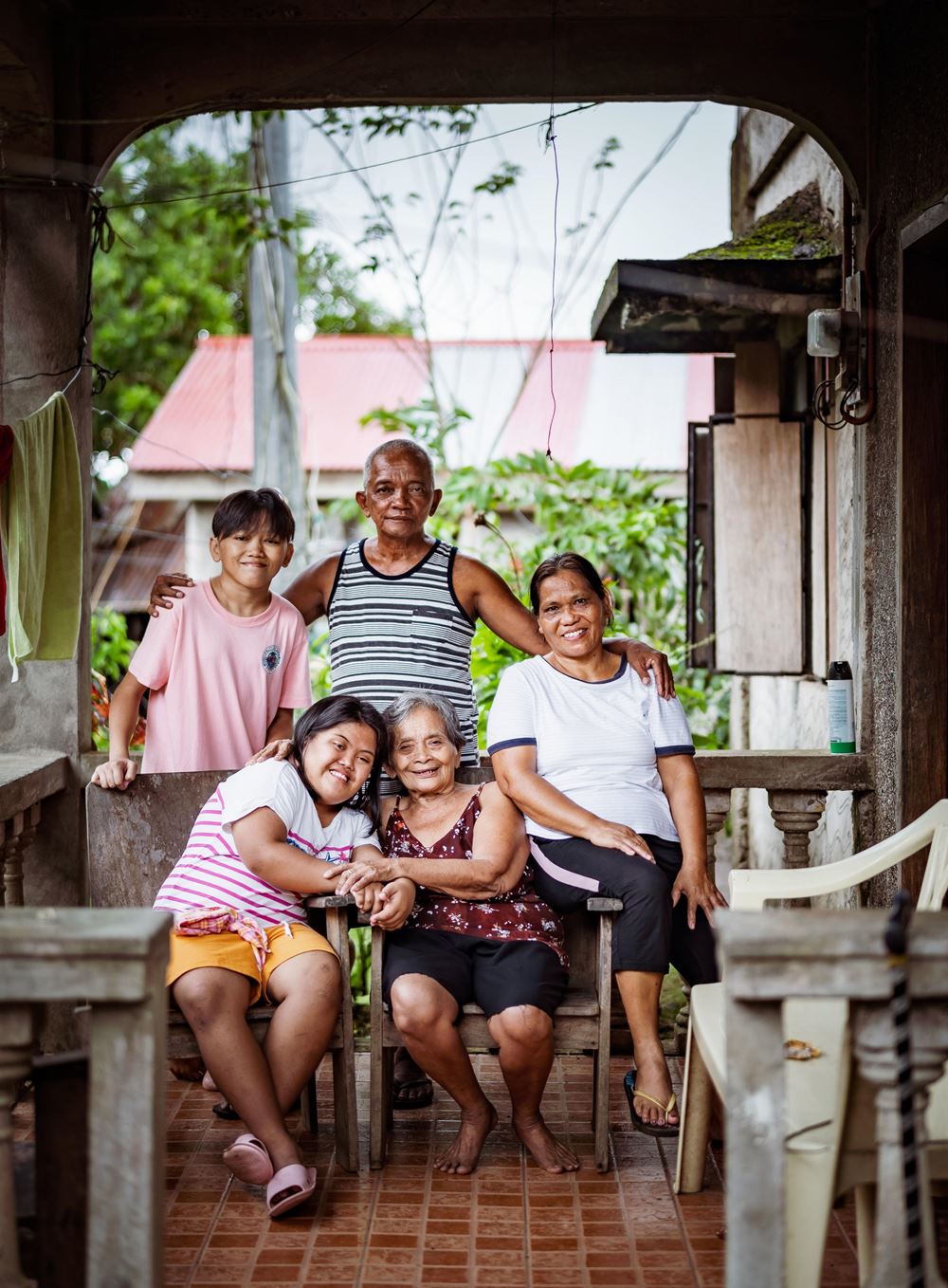Joyce mit ihrer Familie (Quelle: Jakob Studnar) Joyce mit ihrer Familie (Quelle: Jakob Studnar)