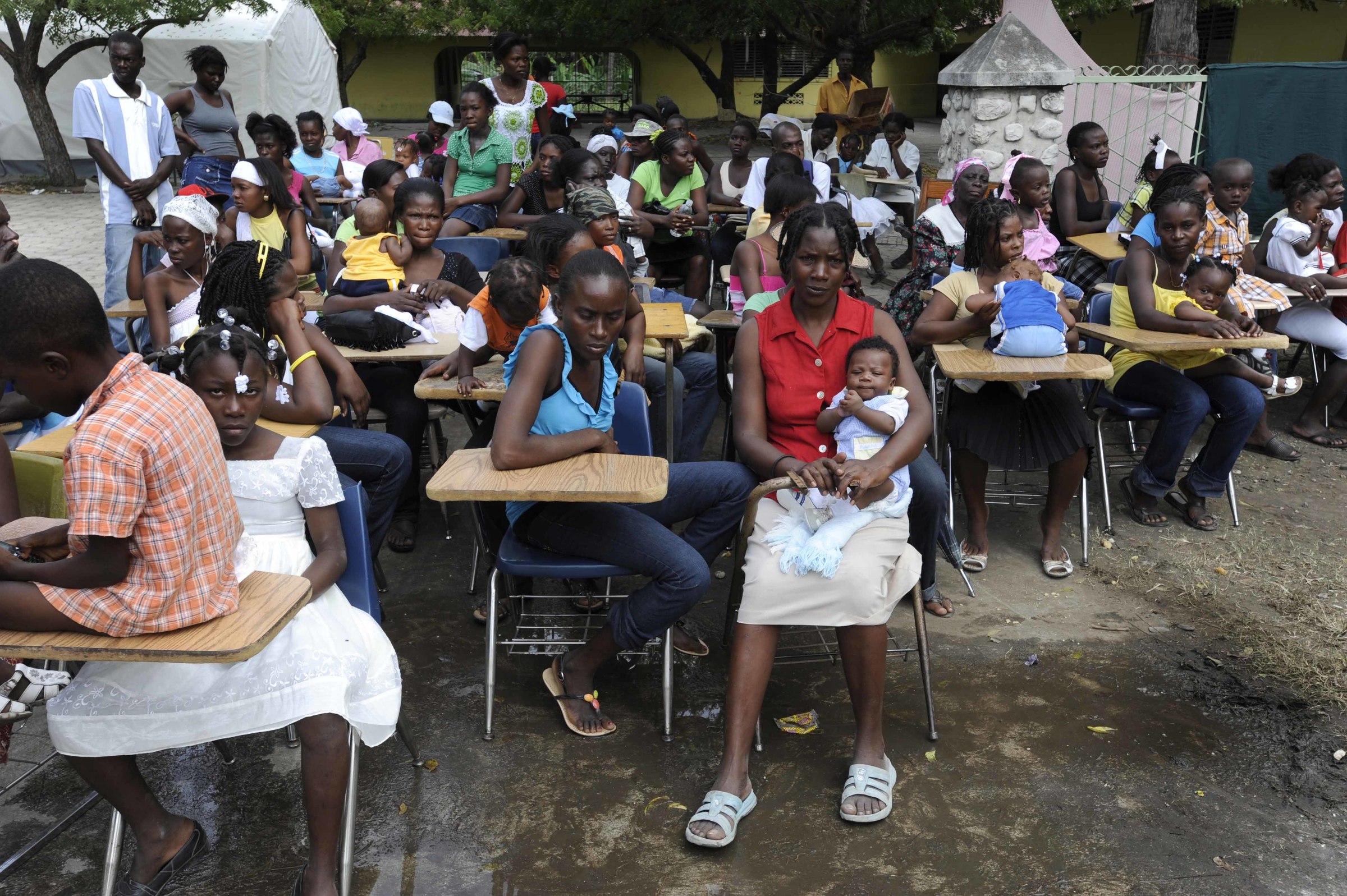 Die Gwoup dantred-Bewegung entstand kurz nach der Erdbebenkatastrophe (Foto: Kindernothilfepartner)
