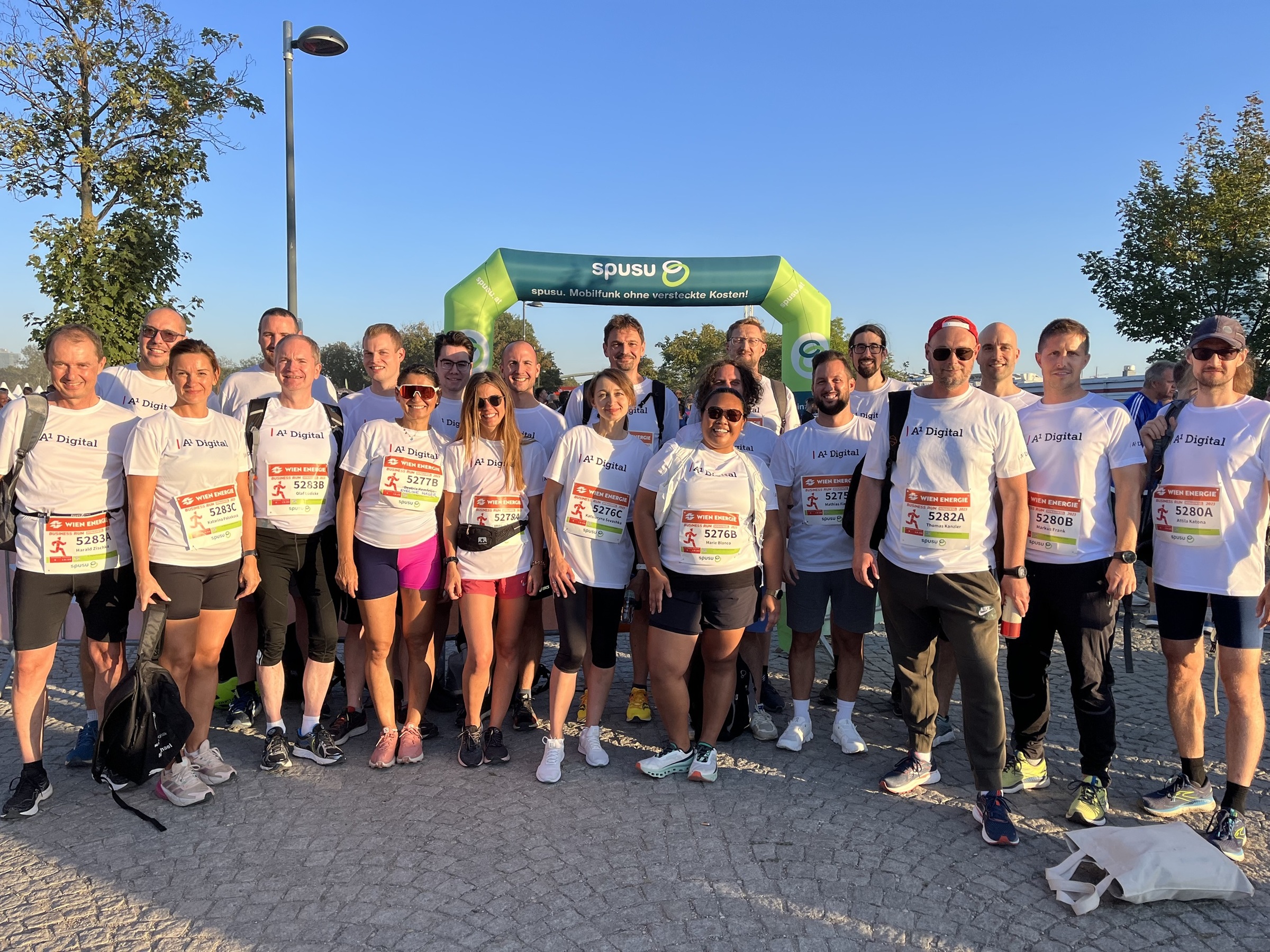 A1 Digital Mitarbeiter*innen beim Vienna Business Run 2023. (Foto: A1 Digital)