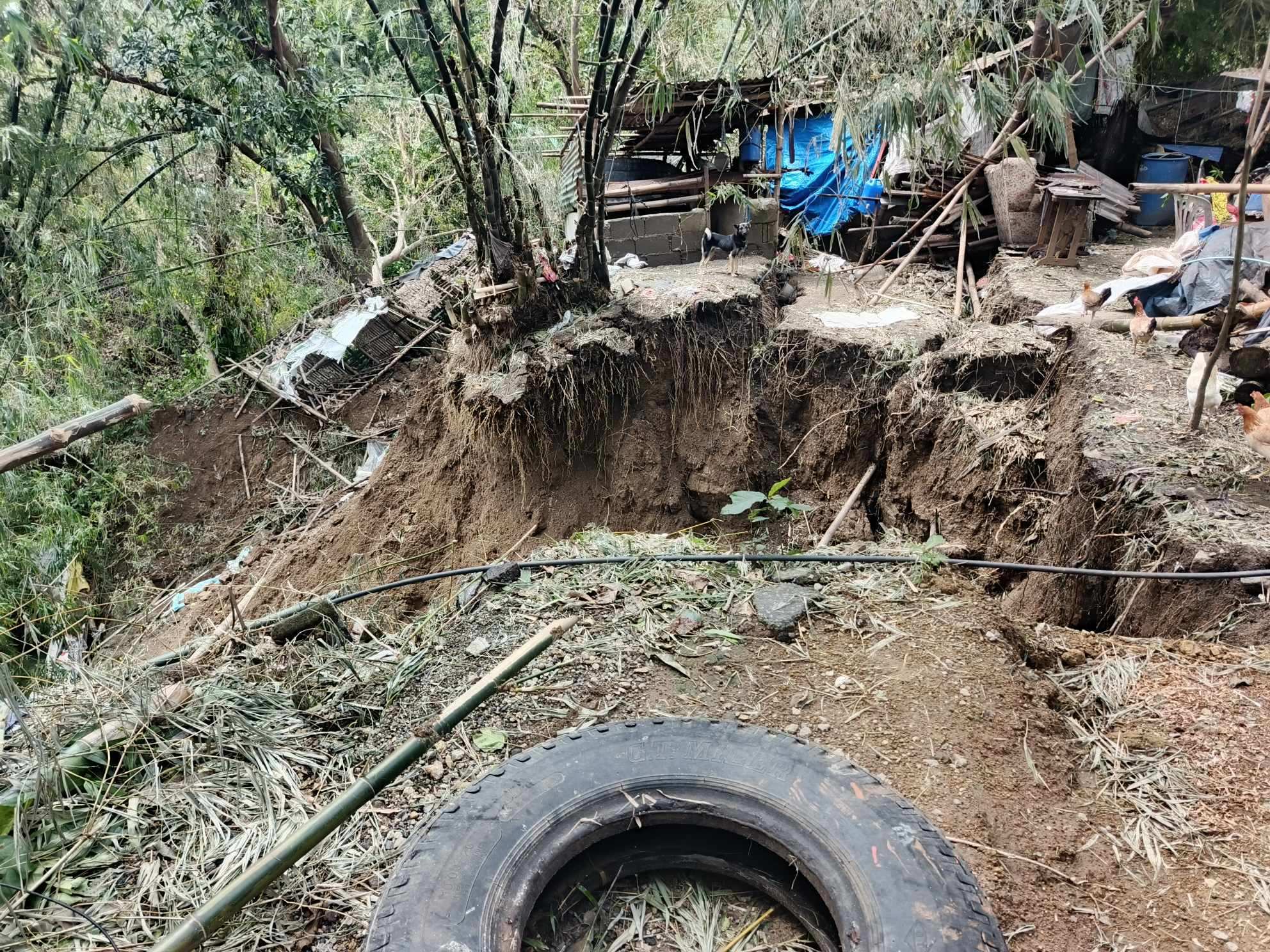 Schäden nach Tropensturm Trami auf den Philippinen (Foto: Kindernothilfepartner)