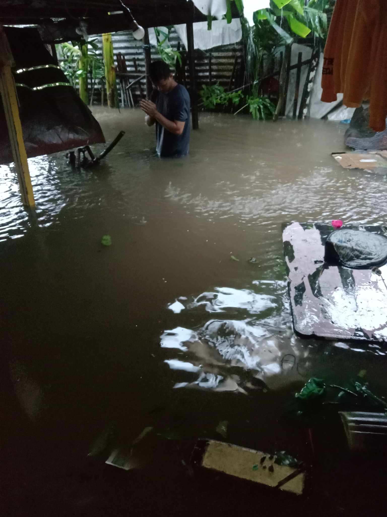 Schäden nach Tropensturm Trami auf den Philippinen (Foto: Kindernothilfepartner)