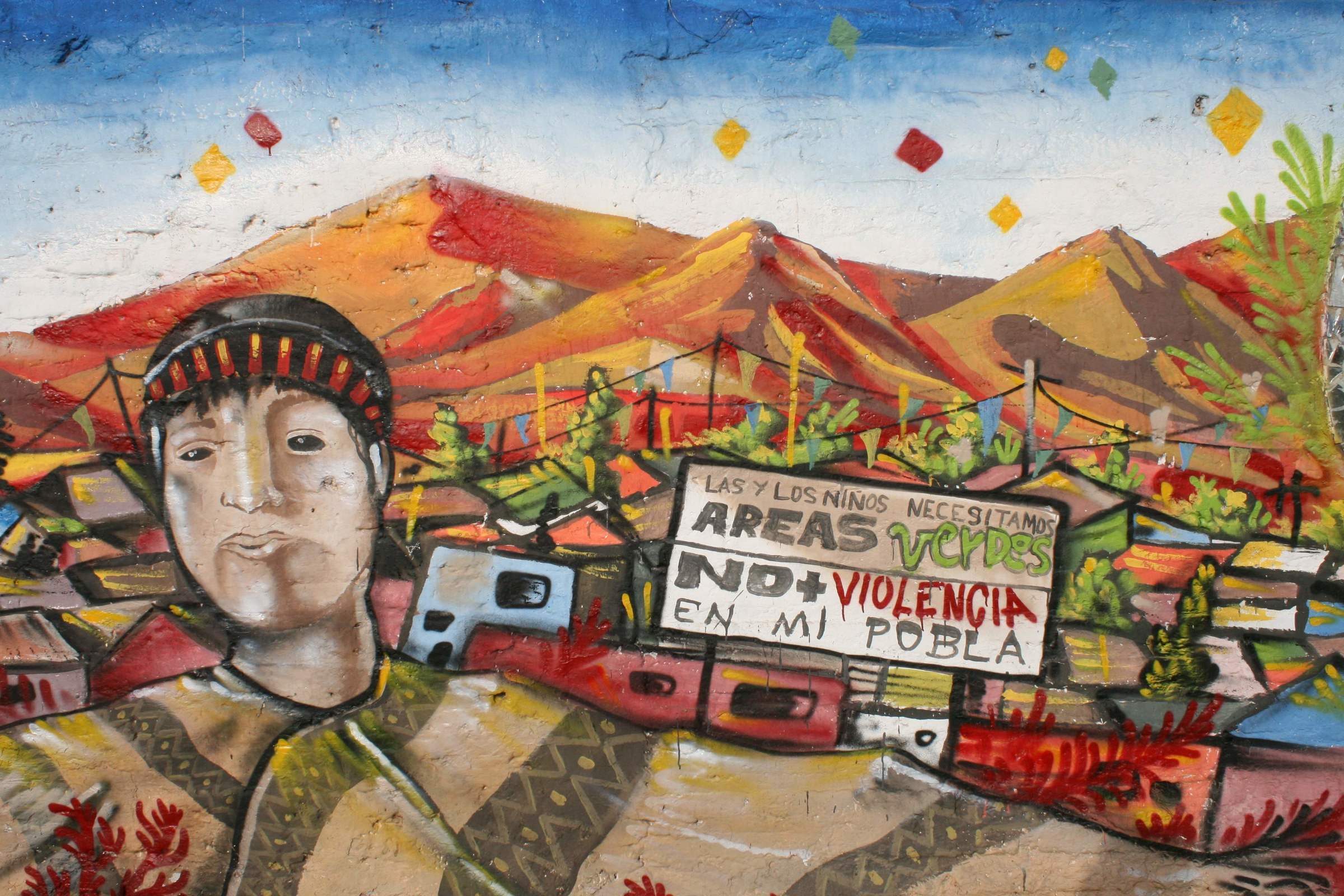 Zivilcourage gegen die Gewalt in Chile (Foto: Jürgen Schübelin)