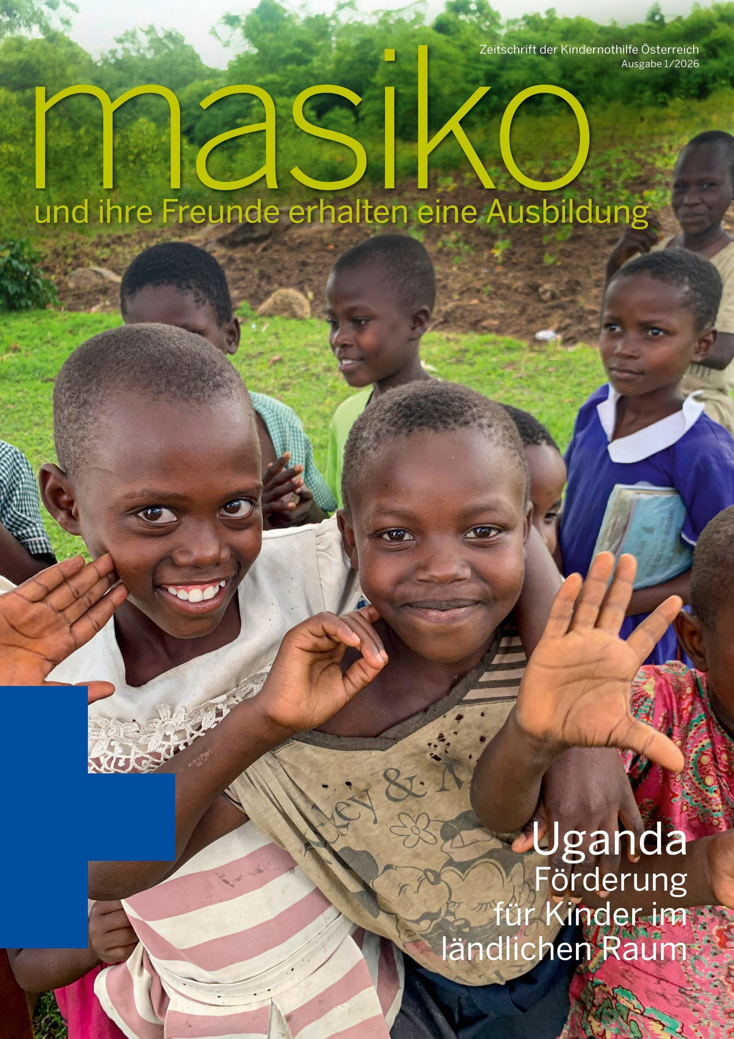 Titelseite Kindernothilfe Magazin 1_2026. (Foto: Ulrich Weber)