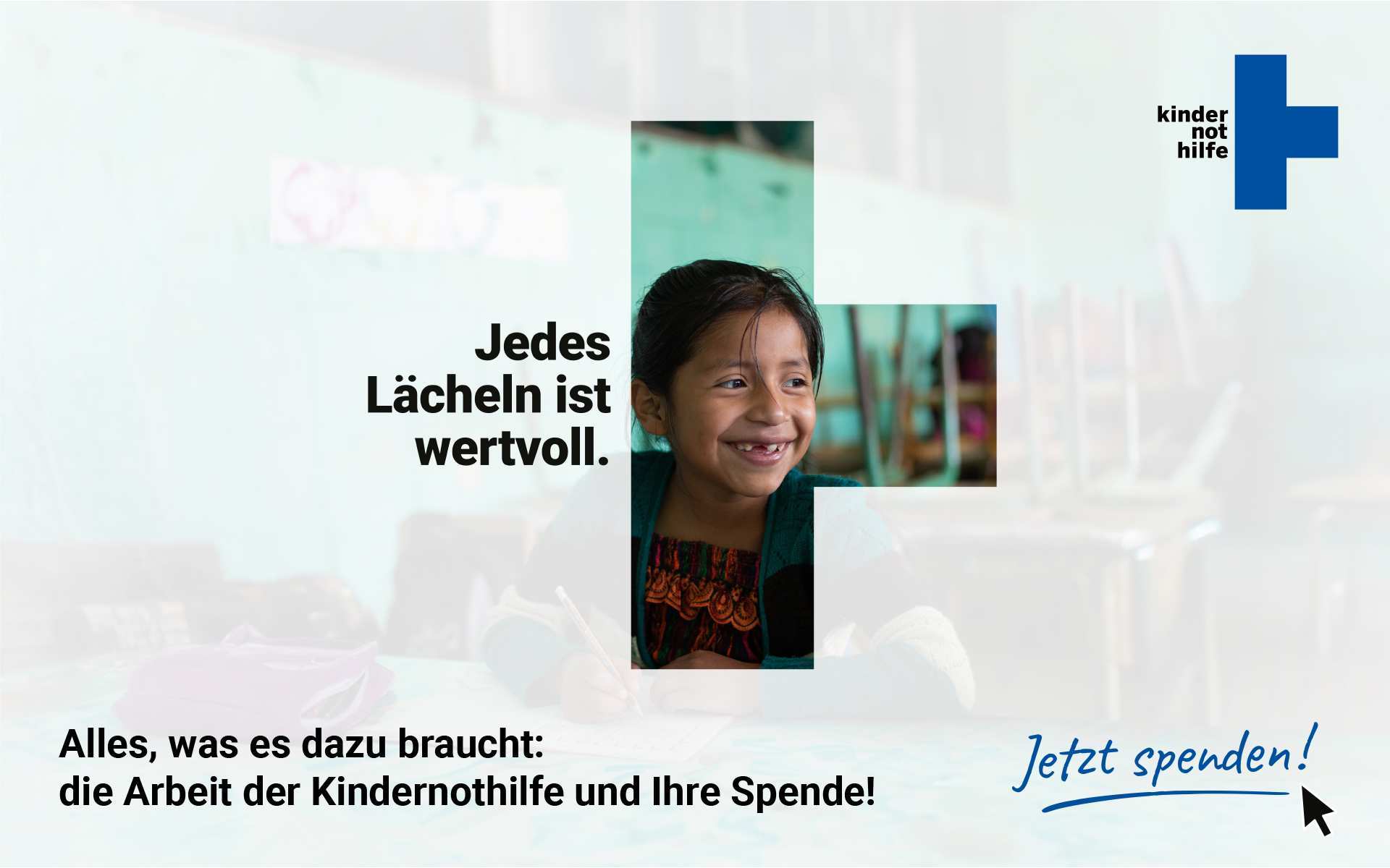 Kindernothilfe Österreich Werbekampagne 2026.