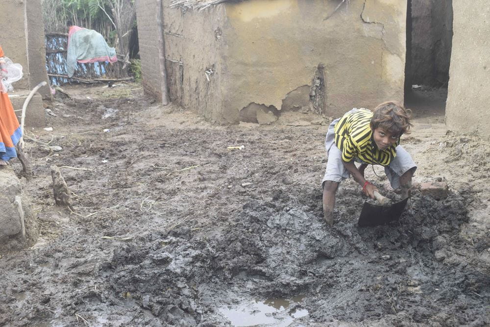 Eindrücke der Flut in Pakistan (Quelle: Kindernothilfe-Partner)