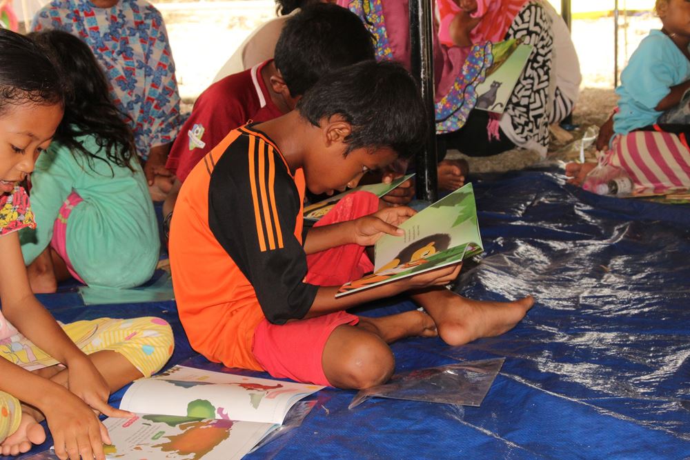 Kinder im Kinderzentrum Indonesien - Projekt.