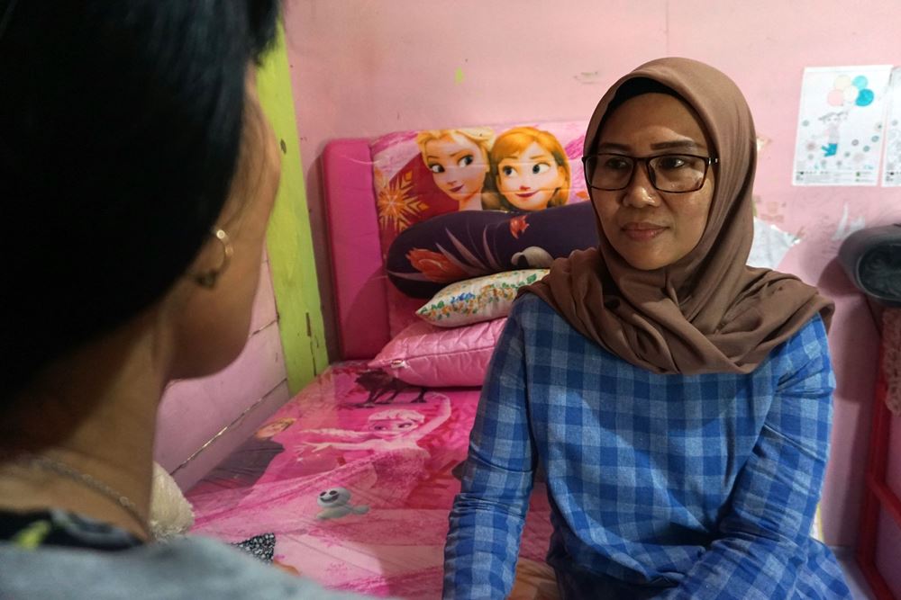 Chairidani Purnamawati leitet das Büro von PKPA in Nias. (Quelle: Christiane Dase) Chairidani Purnamawati leitet das Büro von PKPA in Nias. (Quelle: Christiane Dase)